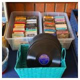 Vinyl records and 8 track tapes