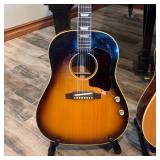 1962 Gibson J-160E guitar, Beatles - Serial # is 1 digit after the guitar owned by John Lennon