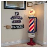 Beautifully restored antque barber