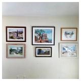 Laguna Beach Art Collection featuring works by Marti Walker, David Solomon, Vincent Farrell, Jacobus