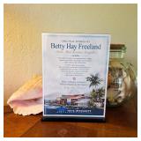 A tribute to Hawaiian artist Betty Hay Freeland and the historic Lahaina Harbor on Maui. Both were l