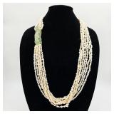 Item photo. Show Listing Details page. Listing Vintage Chinese Carved Dragon Jade Baroque Pearl Neck