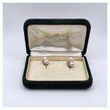 Item photo. Show Listing Details page. Listing Mikimoto Akoya Cultured Pearl Earrings 14K Gold Vinta