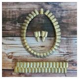 Very rare Mignon Faget jewelry set - necklace, bracelet, and earrings