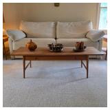 Paul McCobb Planner Group coffee table, Restoration Hardware "The Cloud" sofa