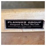 Paul McCobb Planner Group MCM end tables and coffee table with literature