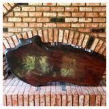 Massive live-edge wood slab / organic modern statement piece