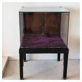 Vintage Parker Pen Company art deco style retail floor standing display case