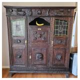 Lot # : 98 - Large Renaissance Style Spanish Carved Sideboard