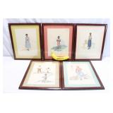 Lot # : 27 - 1930s "Saukey" Hollywood Costumers Inc. Sketches