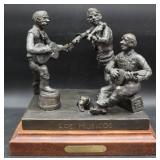 Lot # : 178 - Los Musico Buckhorn Bronze Statue 4/20