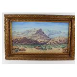 Lot # : 139 - Bud Richardson Signed 1925 Oil Painting