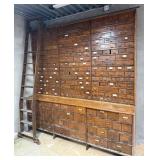 Lot # : 181 - Massive Antique Seed/Apothecary 240 Drawer Cabinet