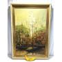 Lot # : 1 - House of Rubens Mid-Century "Harbour" Oil Painting