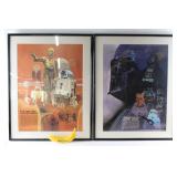Lot # : 23 - 1977 Star Wars Posters Darth Vader & R2D2