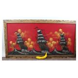 Lot # : 210 - 48.5" Retro Velvet Clipper Original Art