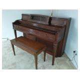 Everett piano and bench.