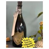 1990 CHAMPAGNE AUTOGRAPED WHITNEY HOUSTON DOM PERIGNON