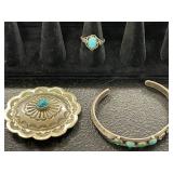 STERLING SILVER TURQUOISE