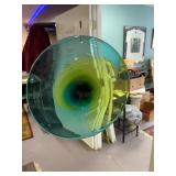 SALAMANDRA RONDEL SIGNED ART GLASS
