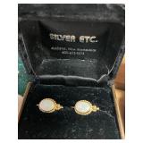 14KT OPAL EARRINGS