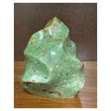 CARVED/POLISHED GREEN OPAL