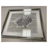 SHELL FRAMED PRINT