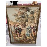 VICTORIAN LARGE NEEDLEPOINT