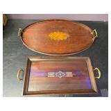 INLAID SERVING TRAYS