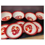 METAL LOBSTER BOWLS/PLATES