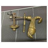 BRASS DOLPHIN DOORKNOCKER
