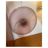 SALAMANDRA SIGNED ART GLASS RONDEL