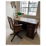 Desk and chair