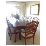 Designer Purchased Formal Dining Table and Chairs