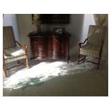 Two Carved Province Armchairs