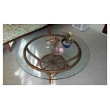 Mid Century modern bamboo coffee table