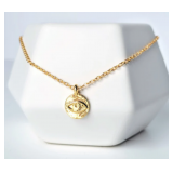 Blink of an Eye Silver Chain Necklace with Eye Charm