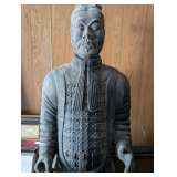 Large Terracotta Chinese Warrior Statue Replica - (over 5 ft tall)