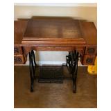Antique Singer Sewing Machine Table