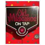 Vintage Old Milwaukee Beer Light Box 