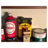 Kendall Outboard Motor Oil | Pennzoil Outboard Oil Quart | Diamond D-X Household Oil | Texaco Marfak