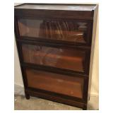Antique Three Stack Lawyer Bookcase 