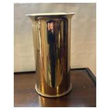 Vintage Heavy Solid Brass Vase 