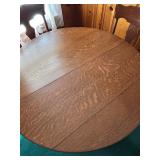 MCM Kitchen Table w/ Four Chaird and 2 Leaf Extenders
