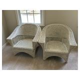 Pair of Wicker Chairs