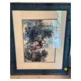 A great selection of wall decor including original artwork and mirrors. 