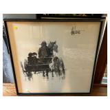 A great selection of wall decor including original artwork and mirrors. 