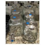 Great selection of glass jars and containers 