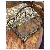 Wire and Glass Basket 