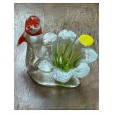Stunning Vintage Italian Glass, Murano Glass and Milk Glass Decor in All Shapes & Sizes 